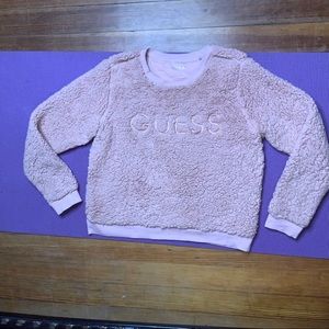 The cutest pink guess sweater size XL